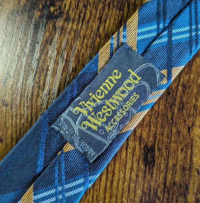 《美品》Vivienne Westwood ヴィヴィアン チェック柄 ネクタイ