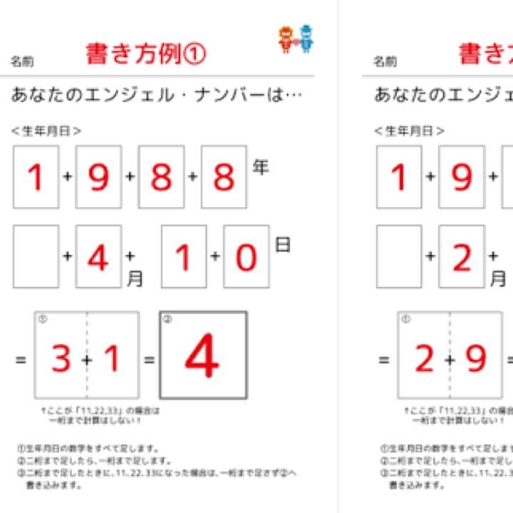 数秘術占い自動計算ソフト