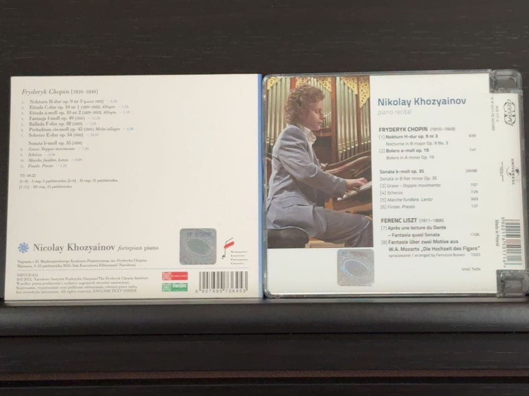 Nikolay Khozyainov ショパン・リスト piano CDセット