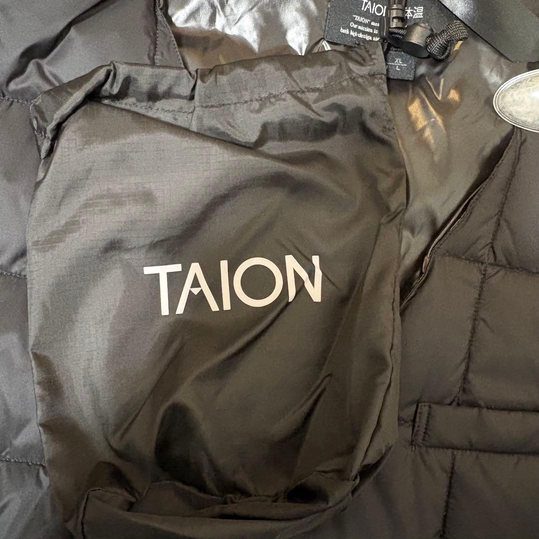 【新品未使用】TAION Vネックダウンベストジレ / XL
