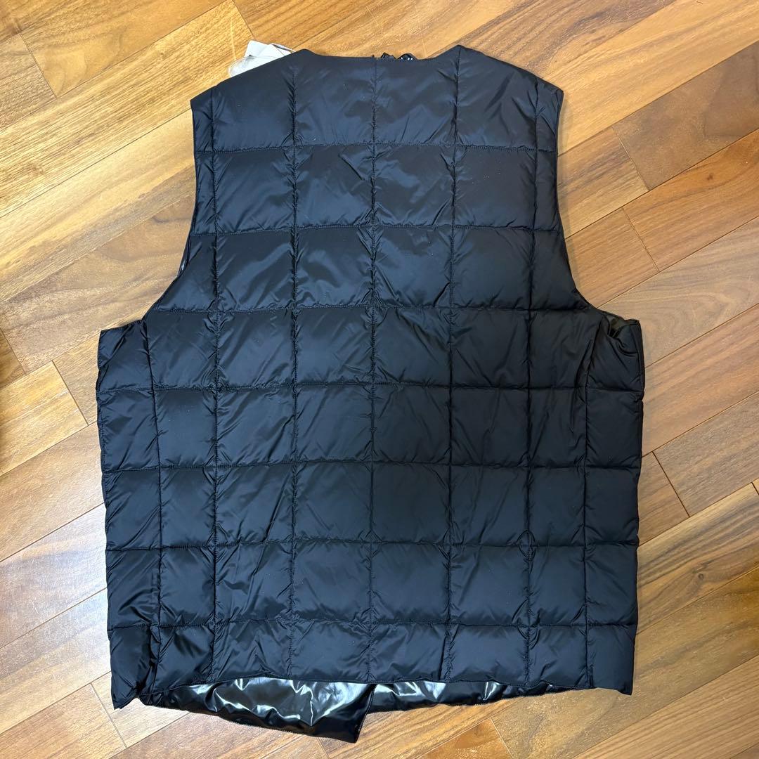 【新品未使用】TAION Vネックダウンベストジレ / XL