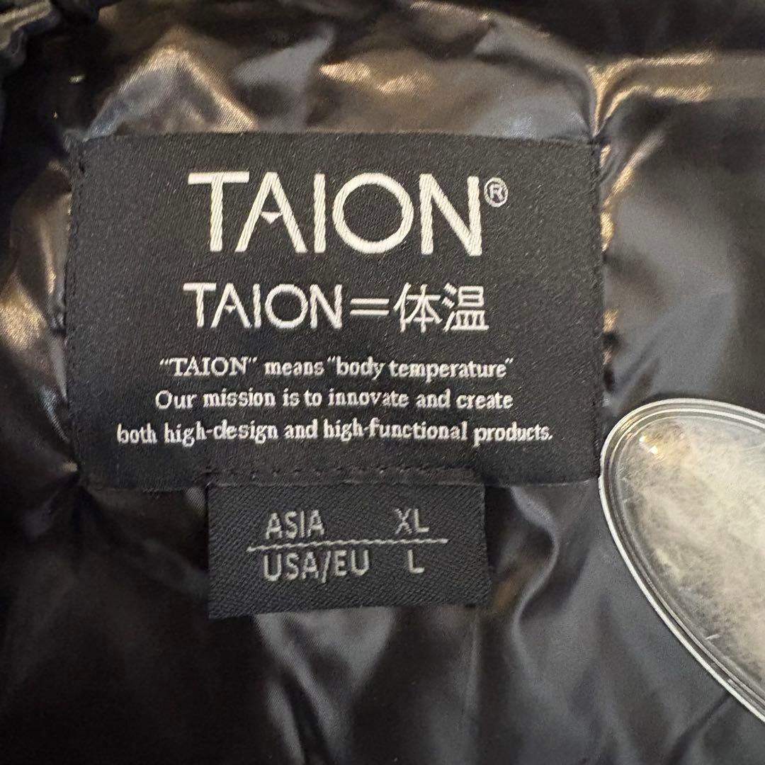 【新品未使用】TAION Vネックダウンベストジレ / XL