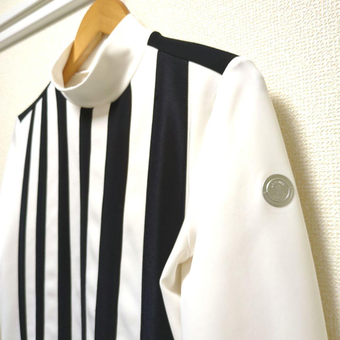 LANVINSPORT ランバンスポール モックネックシャツ 白 黒 M