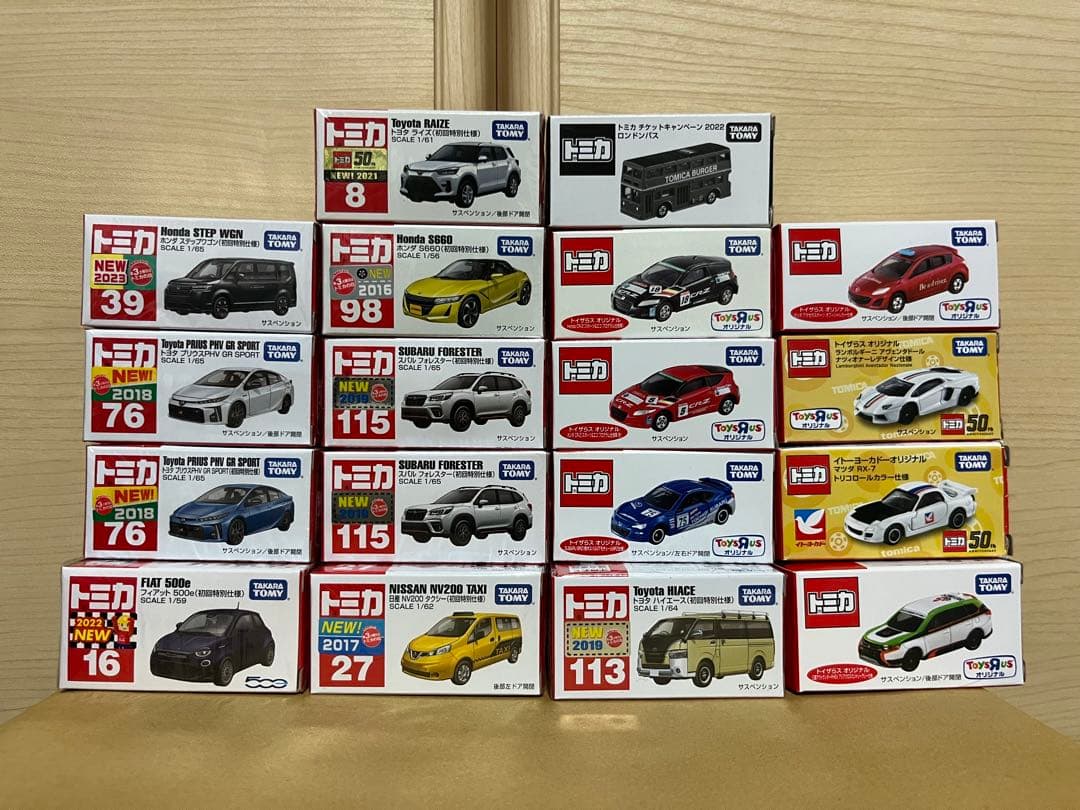 トミカ オリジナルトミカ 18台まとめ売り