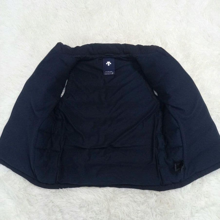 【AOI926】DESCENTE GOLF ダウンベスト 総柄