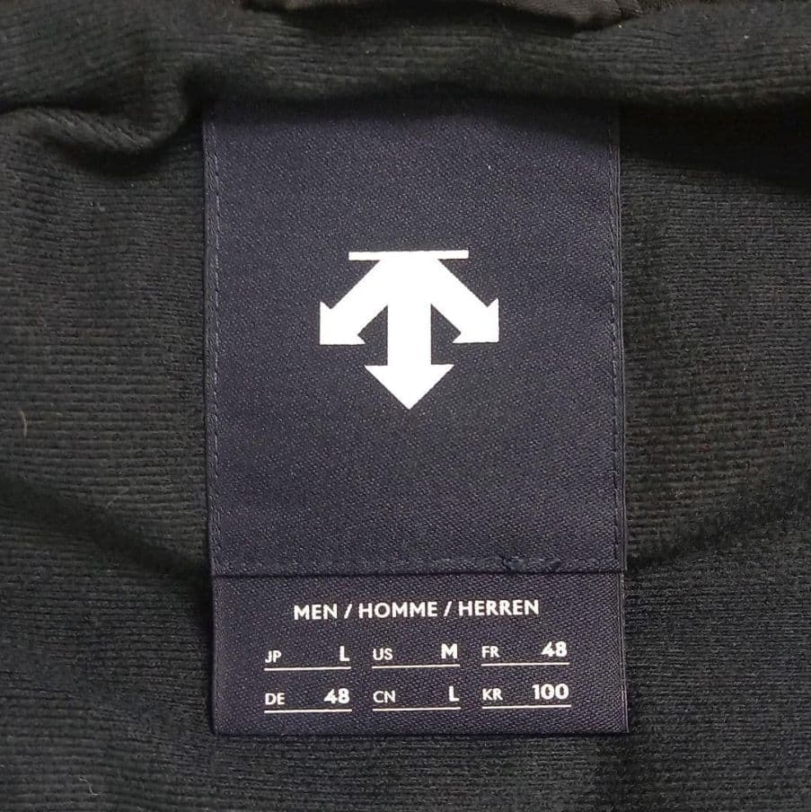 【AOI926】DESCENTE GOLF ダウンベスト 総柄