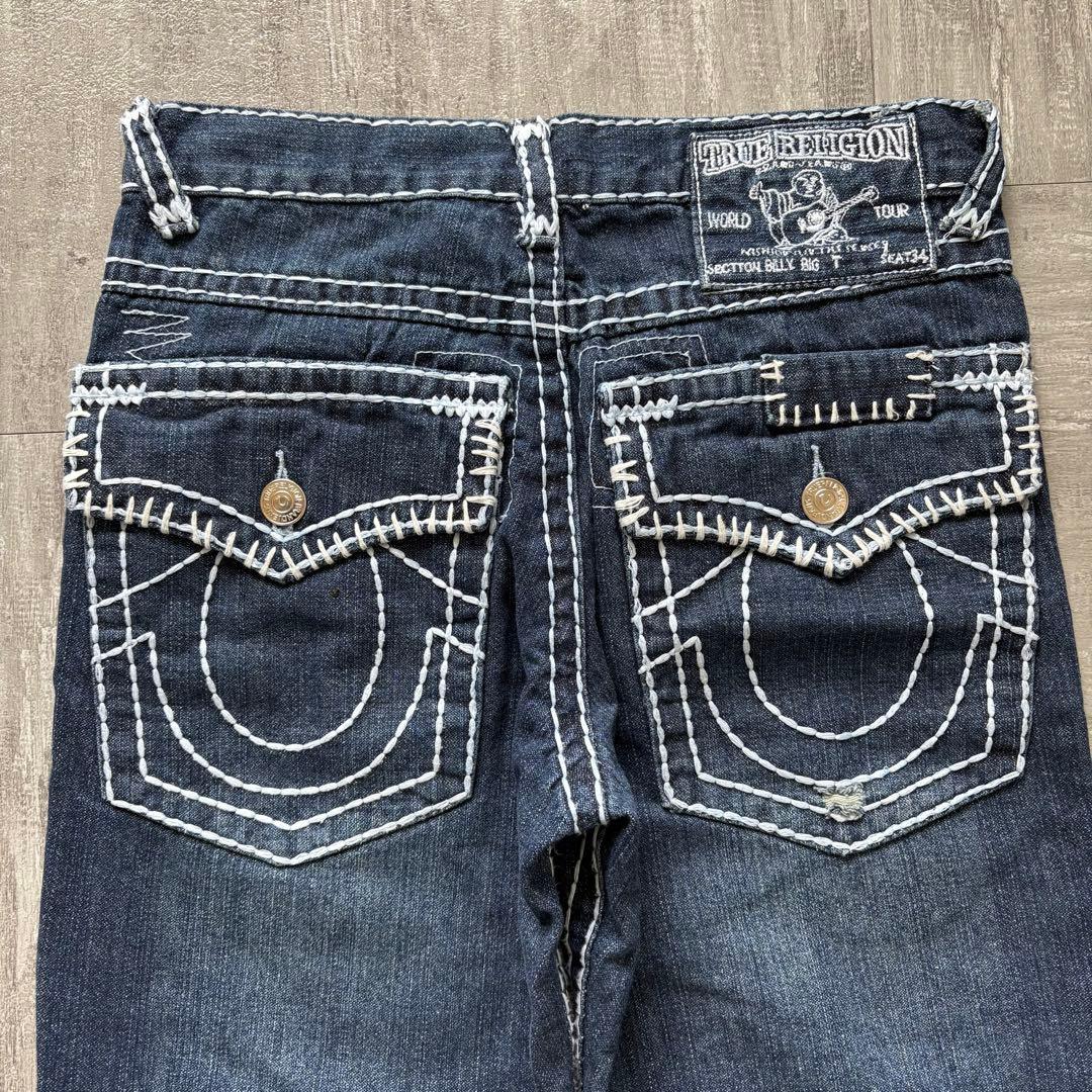 ⭐️SS級⭐️ TRUE RELIGION billy big t 白ステッチ　30