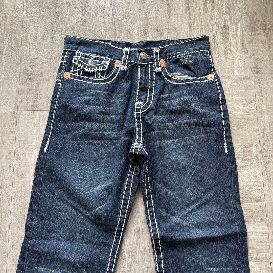 ⭐️SS級⭐️ TRUE RELIGION billy big t 白ステッチ　30