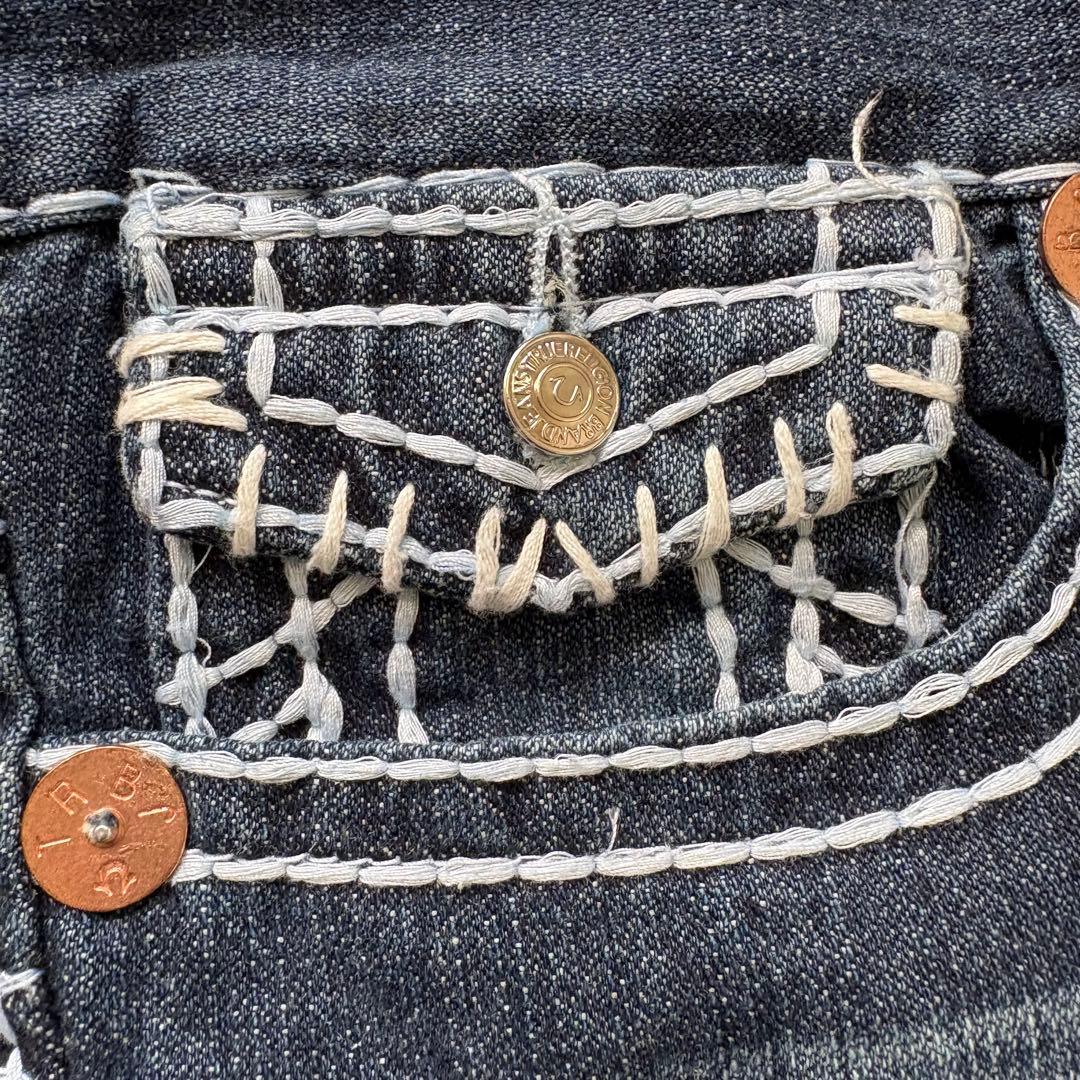 ⭐️SS級⭐️ TRUE RELIGION billy big t 白ステッチ　30