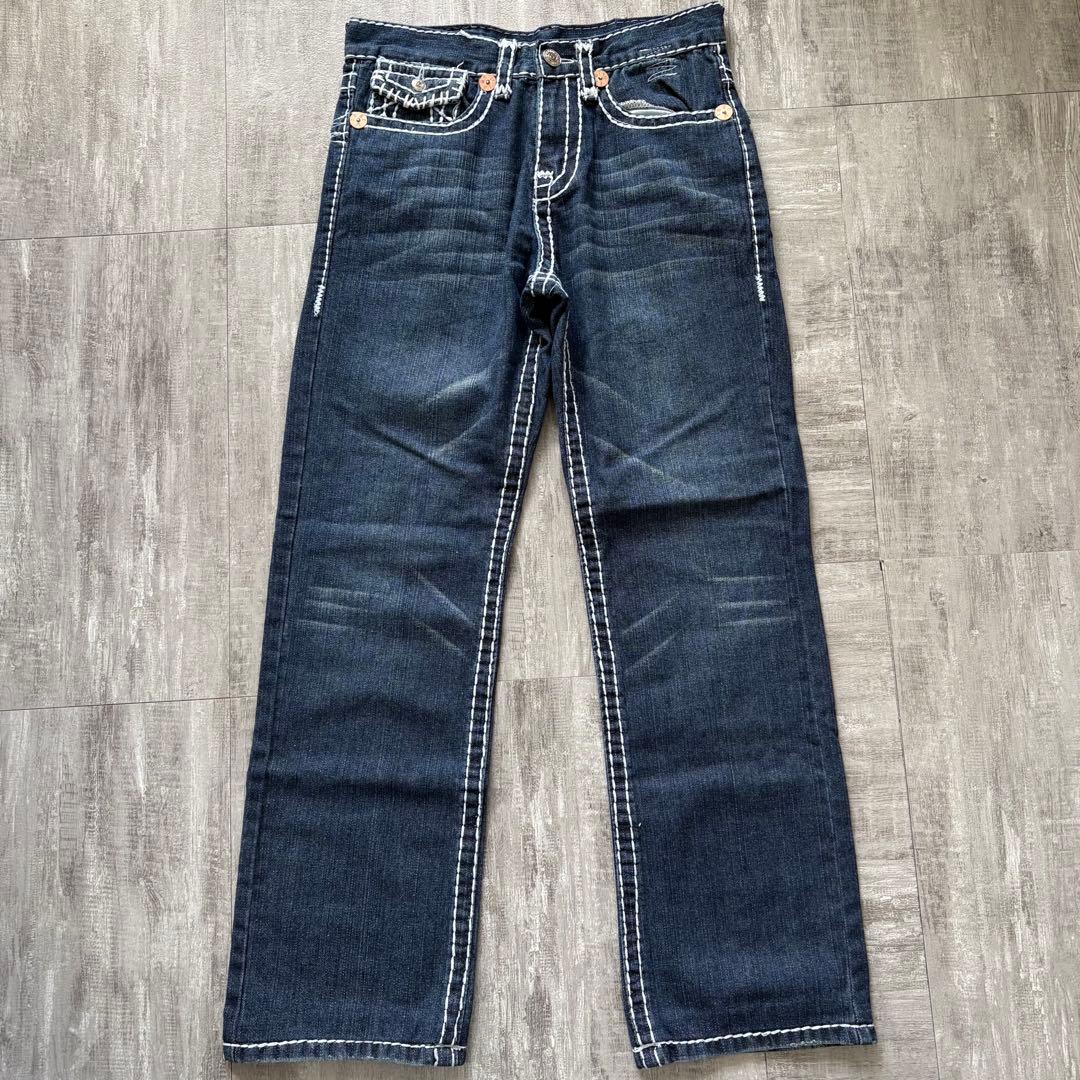 ⭐️SS級⭐️ TRUE RELIGION billy big t 白ステッチ　30