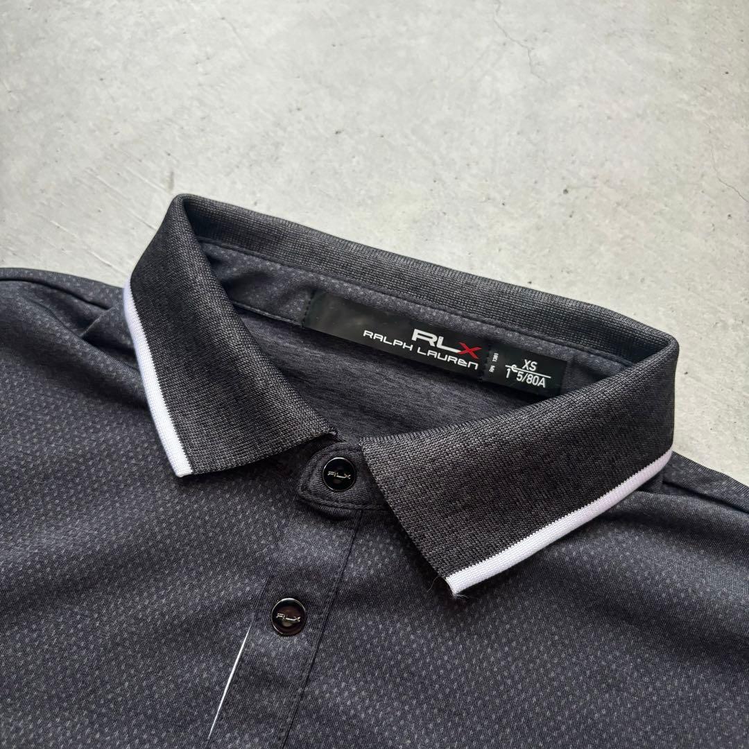 【極美品】RLX ラルフローレン 半袖ポロシャツ グレー XS 小さいサイズ