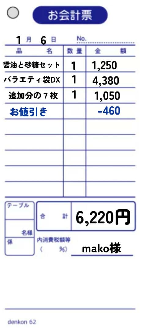 ラッピング・包装 mako