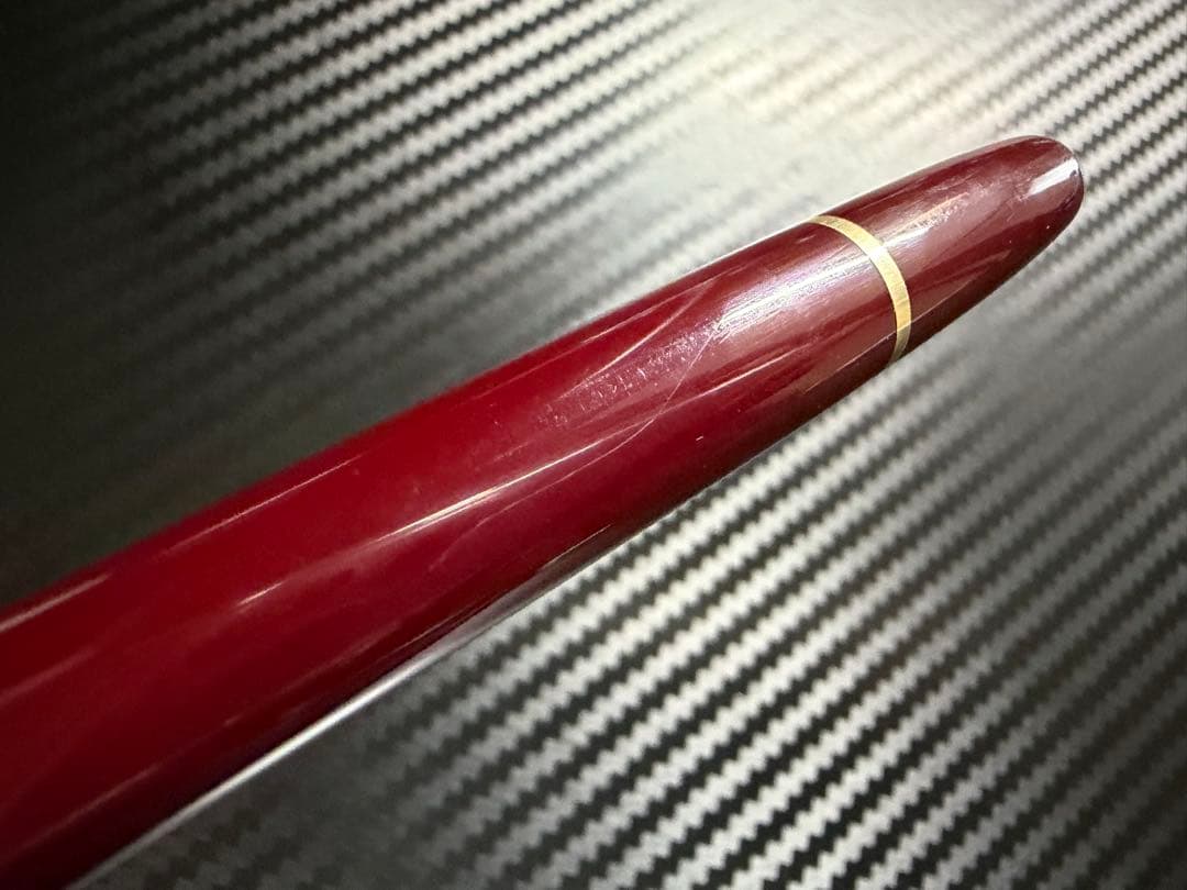美品 モンブラン マイスターシュテュック 144 ボルドー 全金 EF 極細字