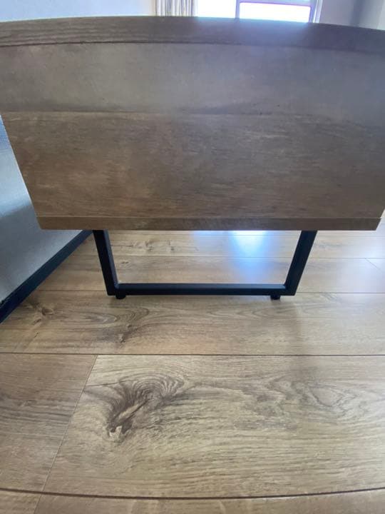 【未使用桜屋工業】木ローテーブル45×90×高さ40