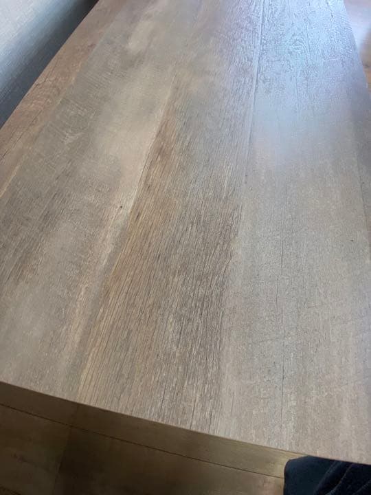 【未使用桜屋工業】木ローテーブル45×90×高さ40