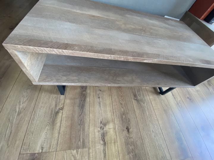 【未使用桜屋工業】木ローテーブル45×90×高さ40