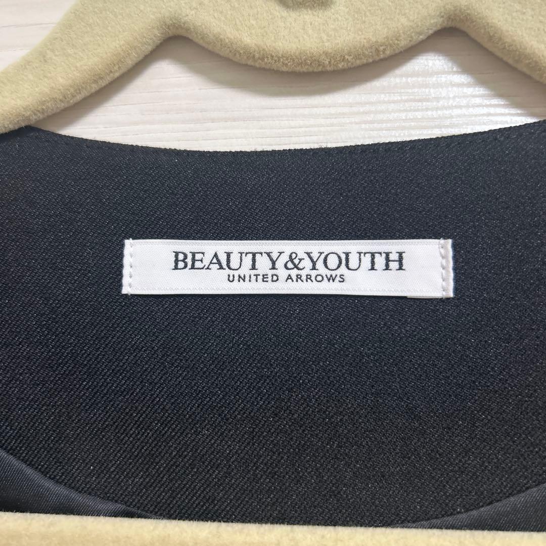 BEAUTY&YOUTH ブラック　ジレ