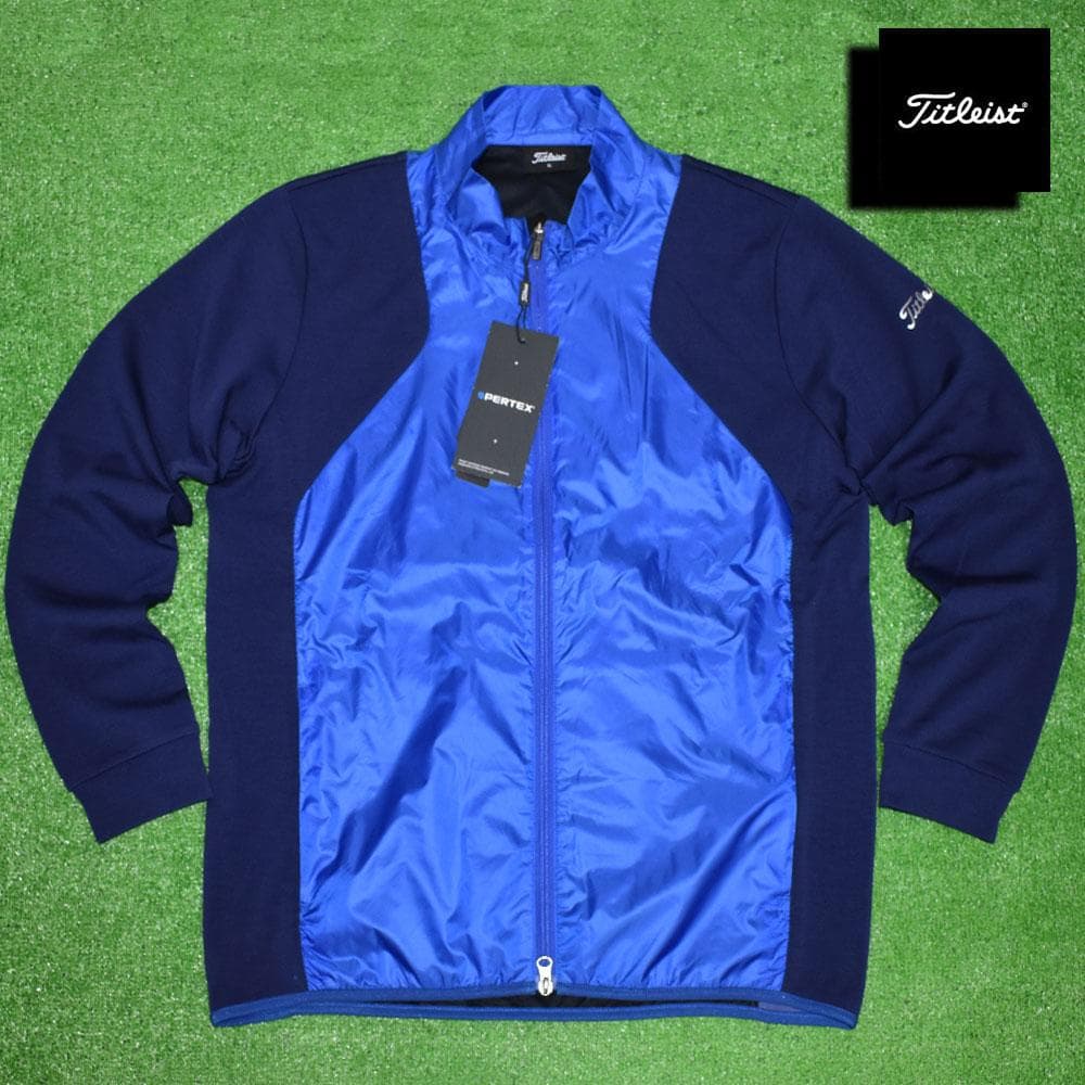 Titleist/タイトリスト 防風ジップジャケット【ブルー/ネイビー】新品！