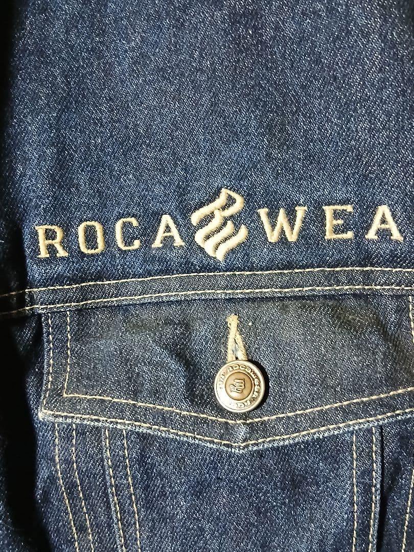 ROCA WEAR デニムジャケット Lサイズ/US/LSize古着裏地あり