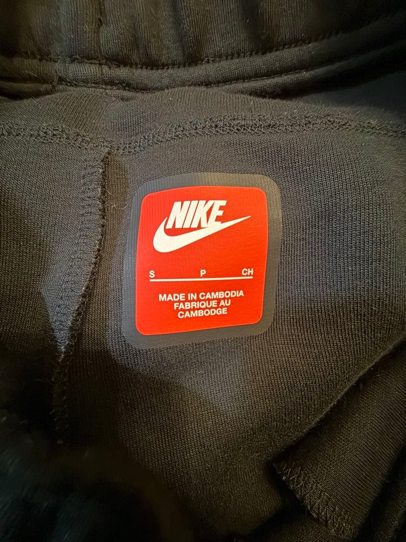 【美品】NIKE ナイキ テックフリース パンツ ブラック S ジョガー男女兼用