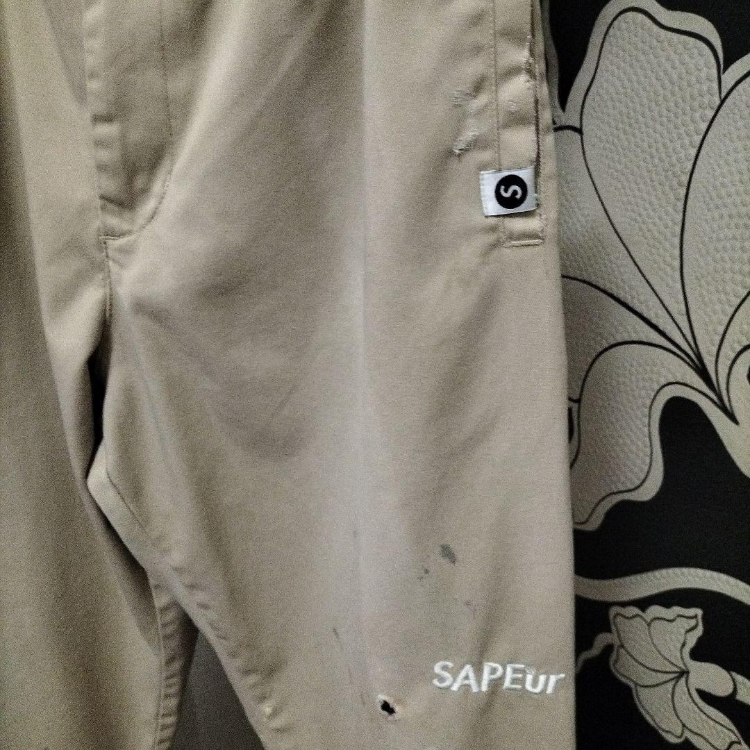 sapeur（サプール）ヴィンテージ加工チノパン　サイズL
