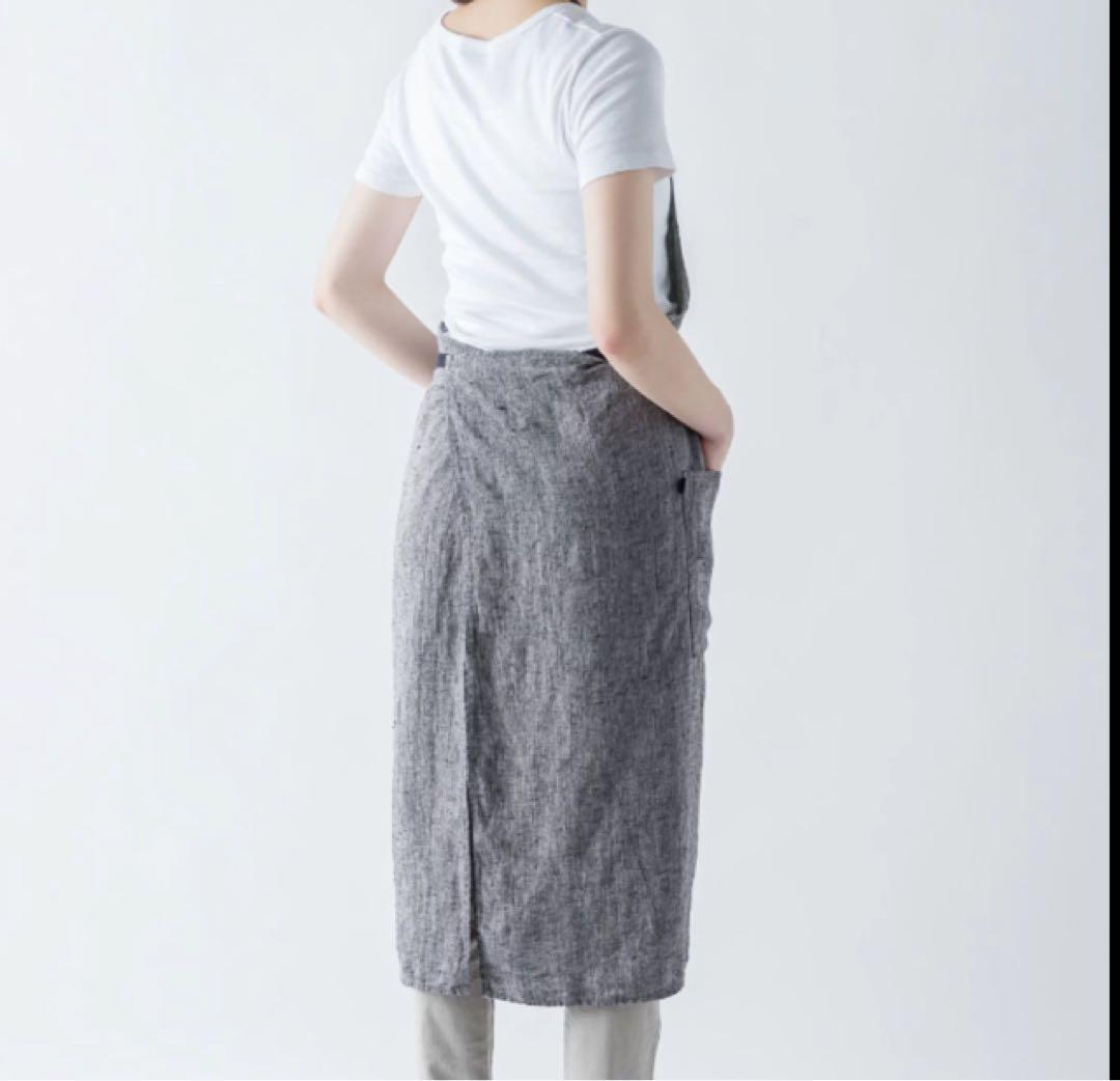 Lino e Lina エプロンタグ付き未使用　グレー