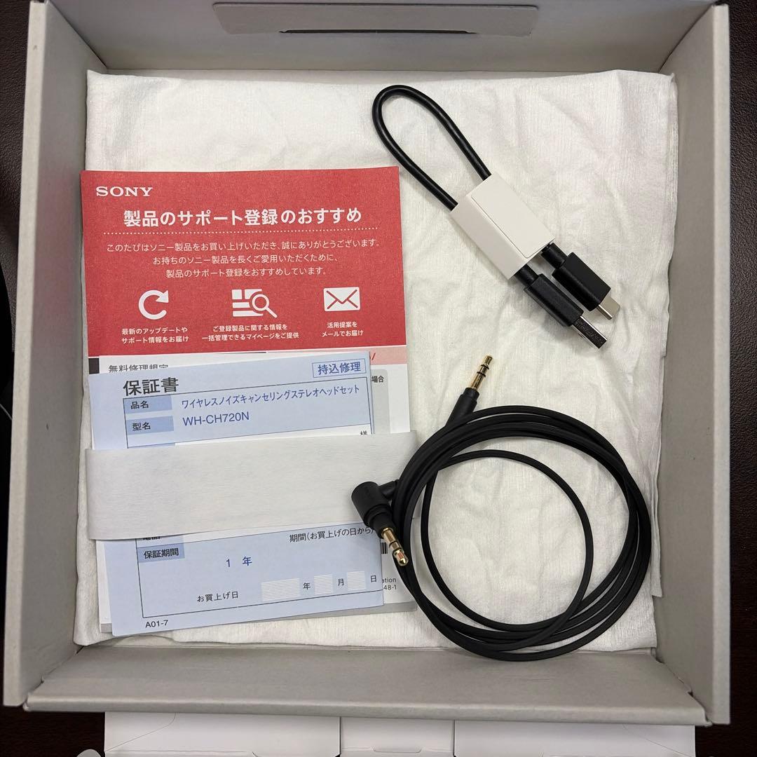 Sony WH-CH720N ワイヤレスヘッドホン