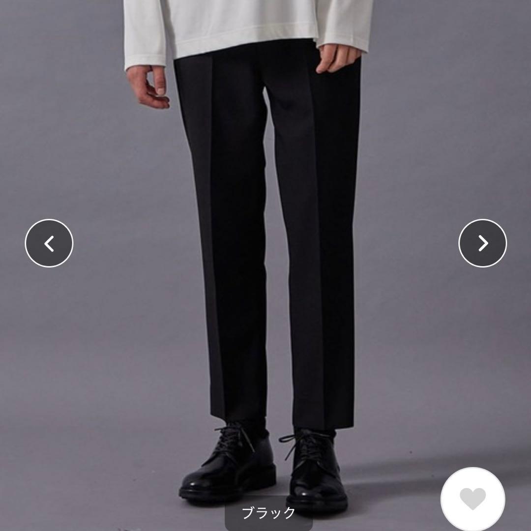 【美品】【PUBLIC TOKYO】極 エバークリーススリムテーパードスラックス