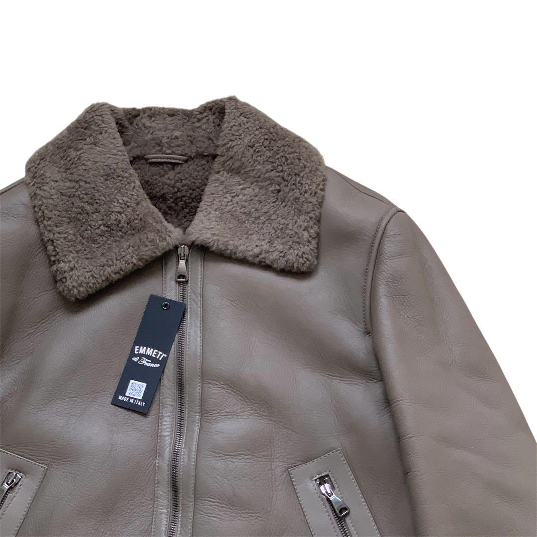 定26万 極美品　EMMETI エンメティ　ORWELL ムートンジャケット48