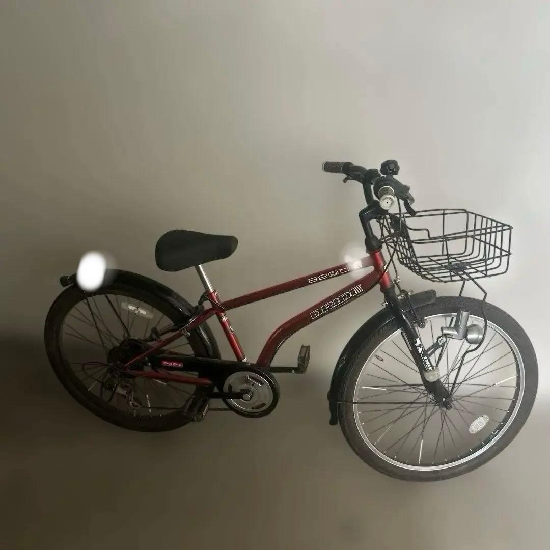 【引き取り限定】赤 自転車 男の子 24インチ サイクルベースあさひ
