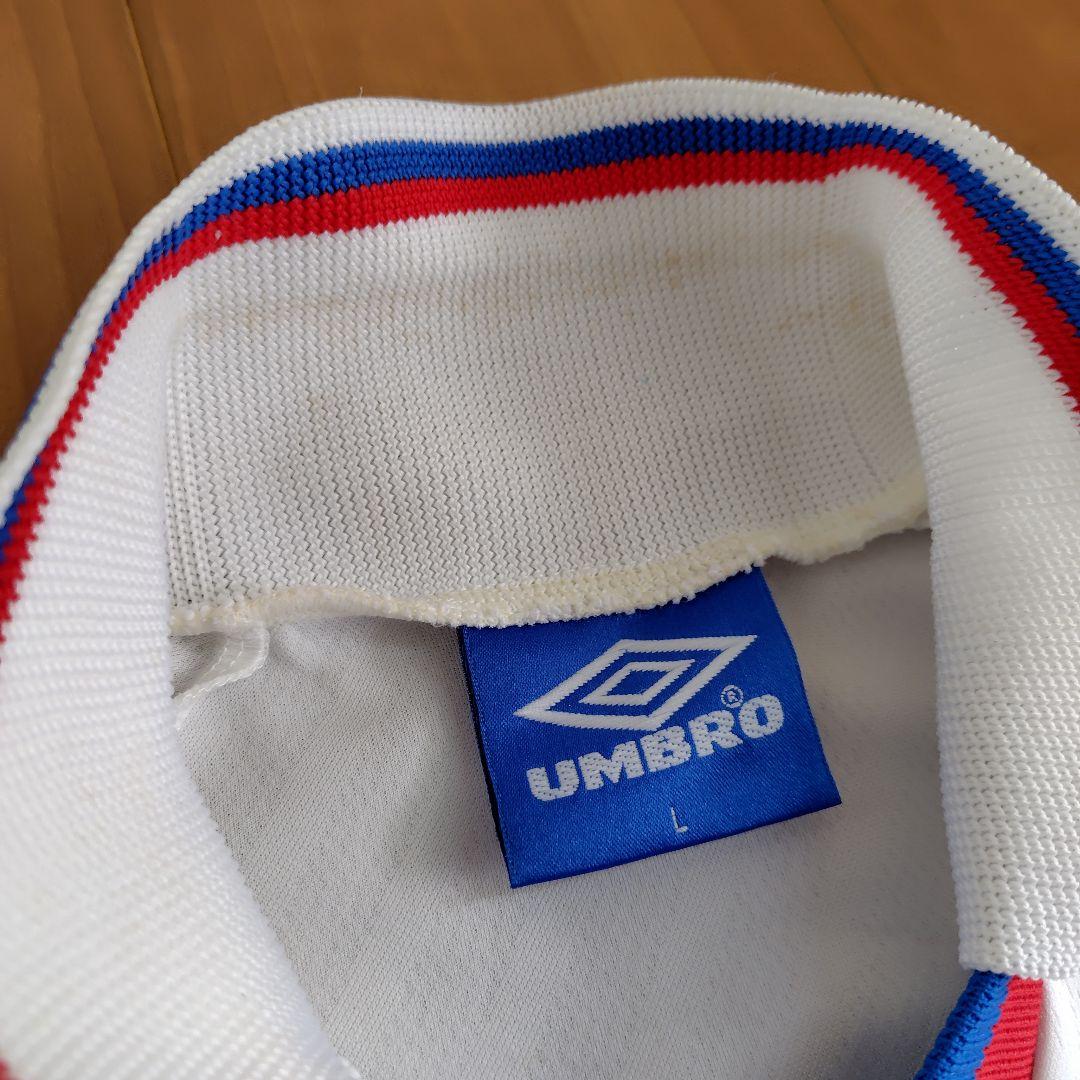 UMBRO 鹿島アントラーズ　名良橋晃選手　サイン入りユニフォーム