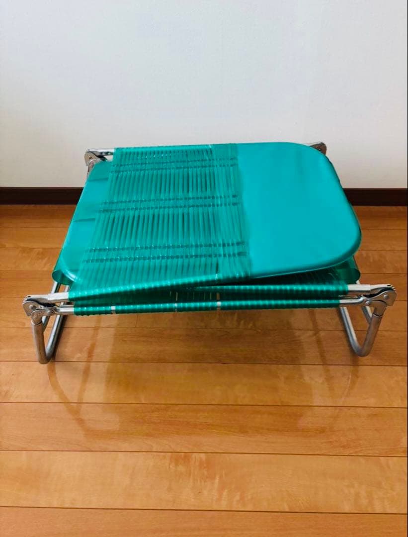 希少【新品】2点セット ボンボンベッド サマーベッド ヘッドクッション付き 訳有