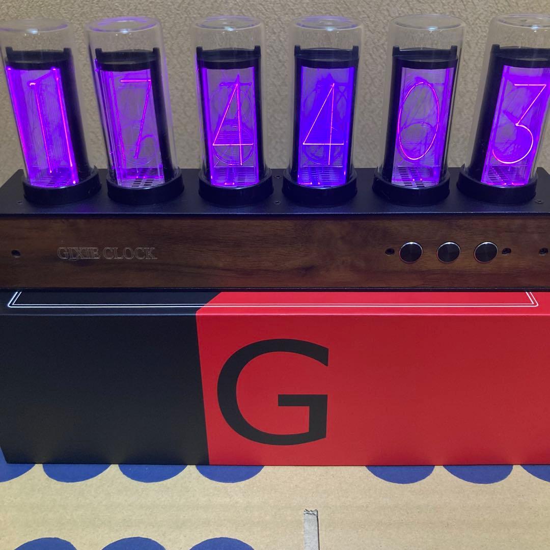 【Gixie Clock】 ニキシー管風置き時計 初代