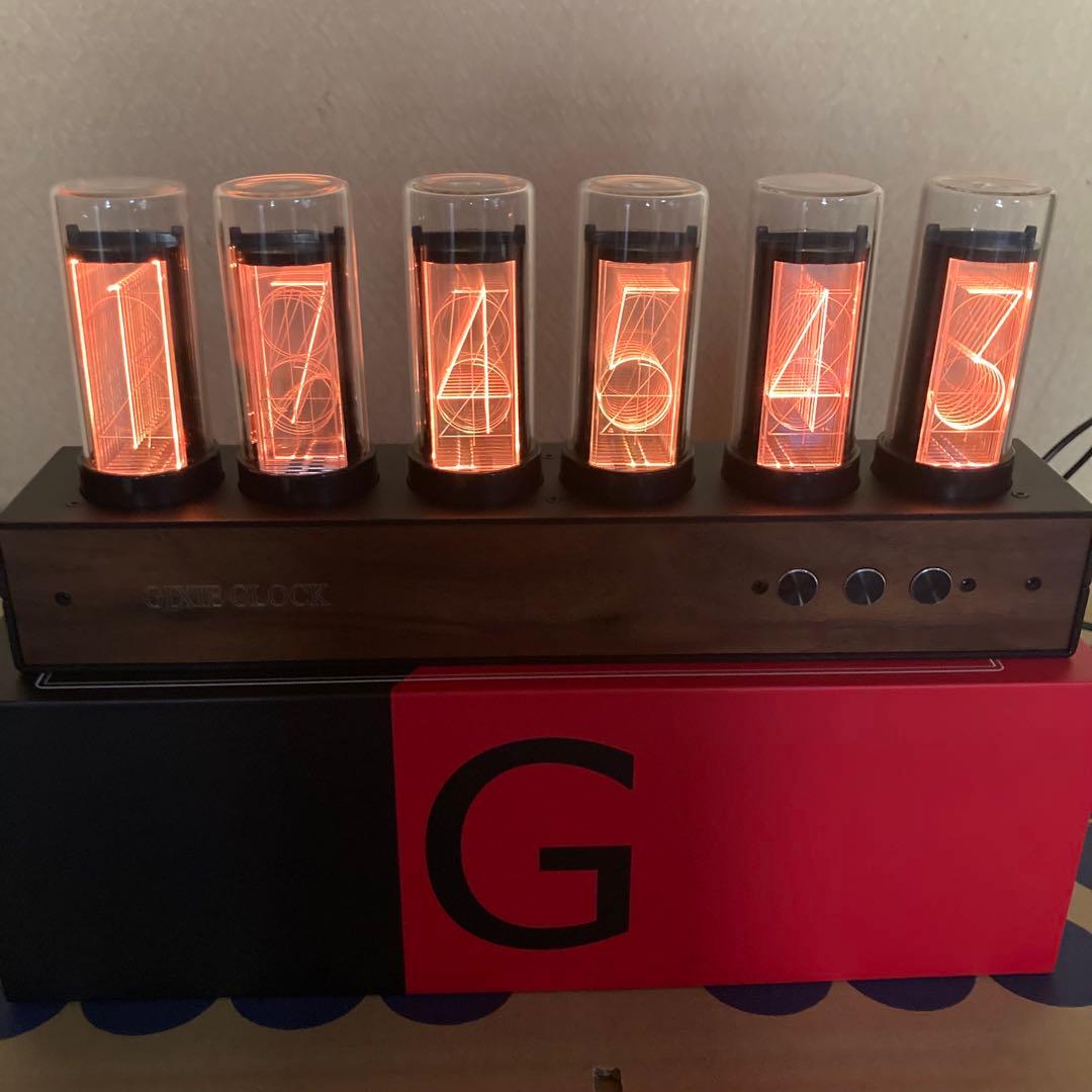 【Gixie Clock】 ニキシー管風置き時計 初代