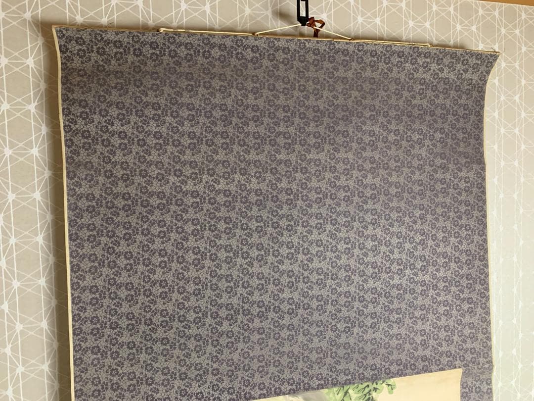 周梅若 花鳥図 紙本 掛軸 中国画 579