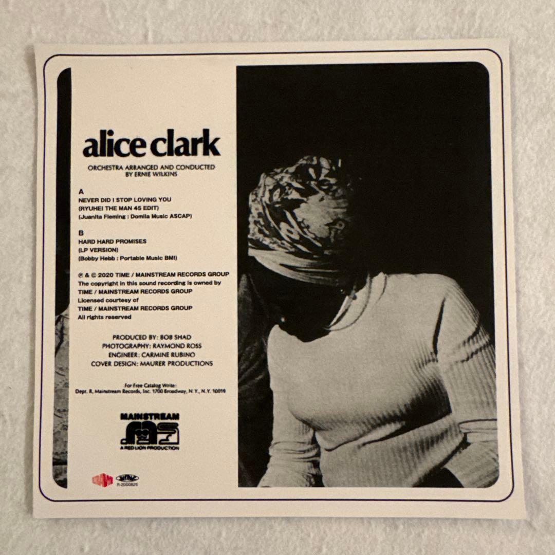 Alice Clark 7inch rare盤