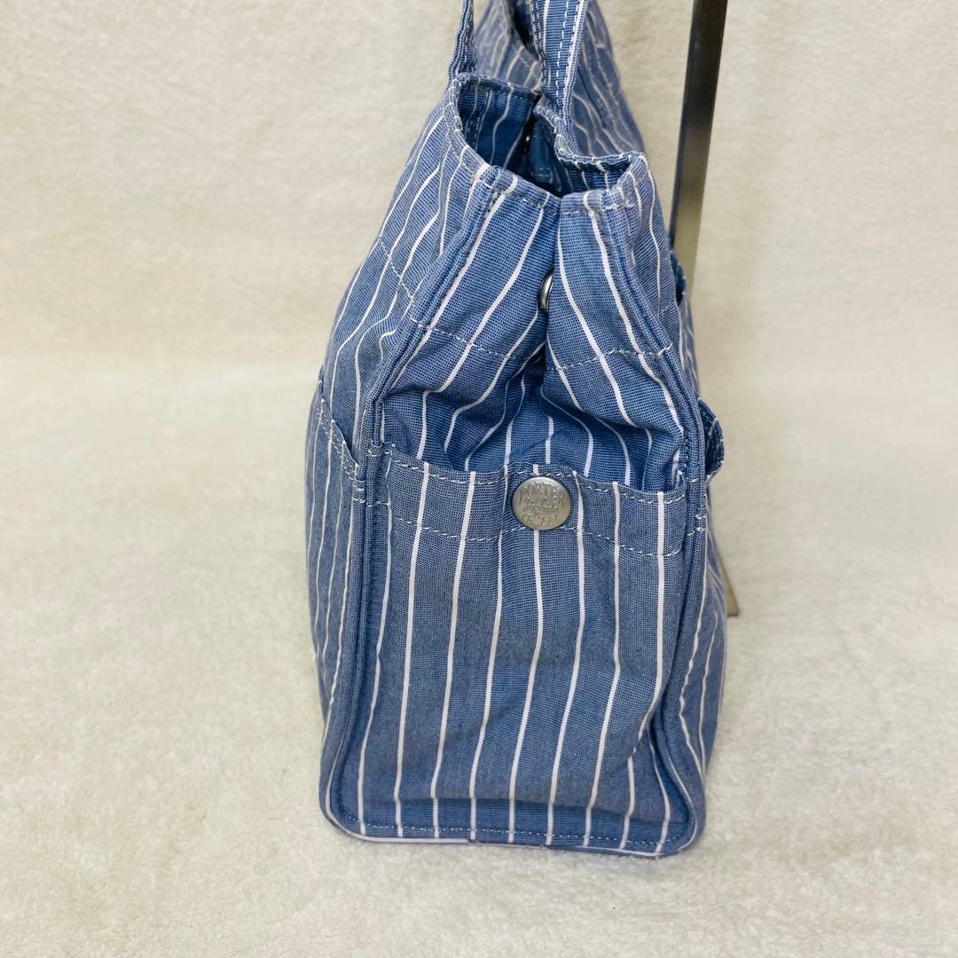 PORTERポーター 70周年記念 ミニトートバッグ ハンドバッグ ストライプ