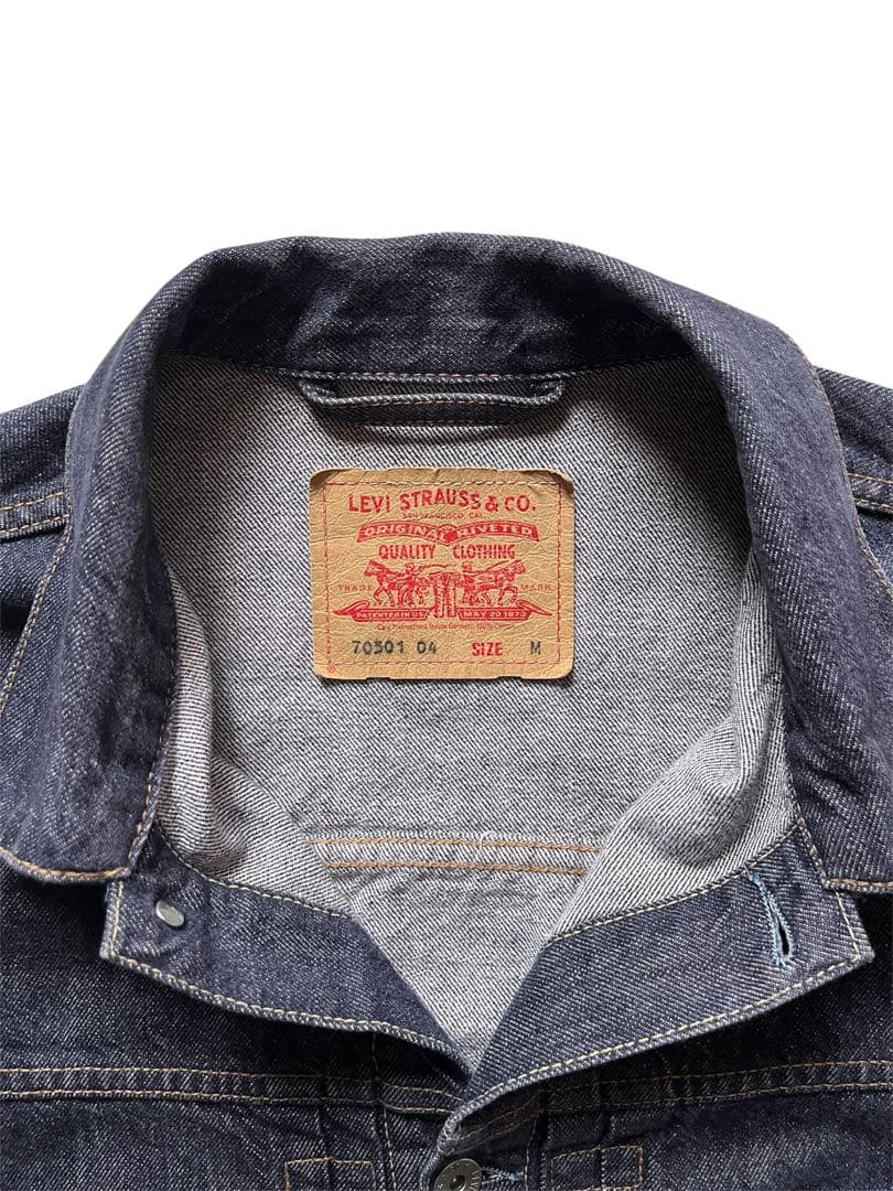 Levi’s デニムジャケット M 70501 04 1st ユーロリーバイス