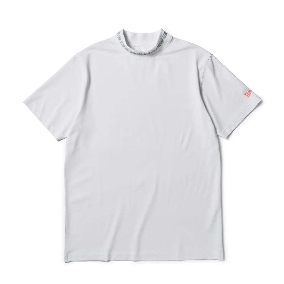 NEWERA GOLF 半袖 モックネックシャツ　鹿の子 ホワイト　XXLサイズ