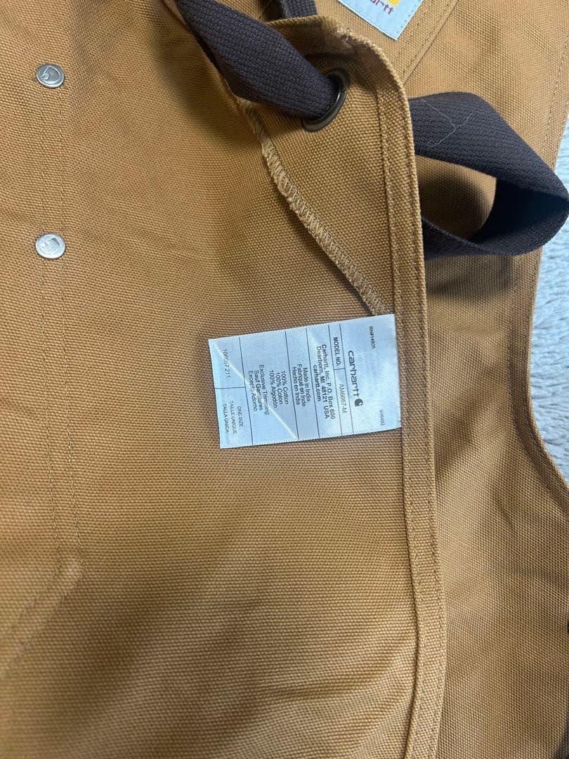 Carhartt カーハート ブラウン エプロン キャンバス たすき掛け ダック