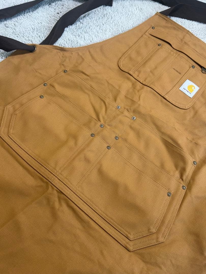 Carhartt カーハート ブラウン エプロン キャンバス たすき掛け ダック