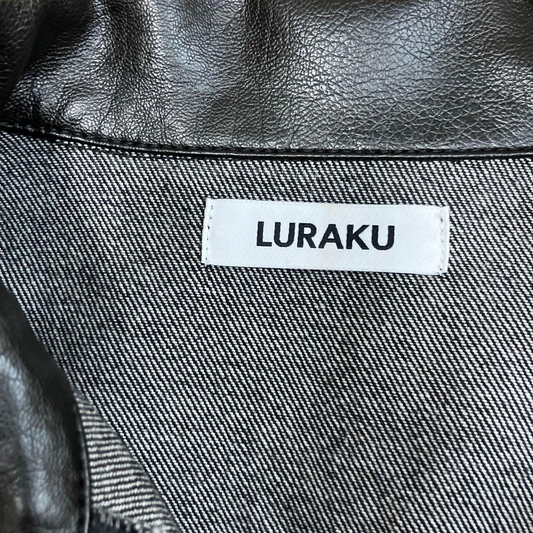 LURAKU ブラックデニムジャケット Mサイズ