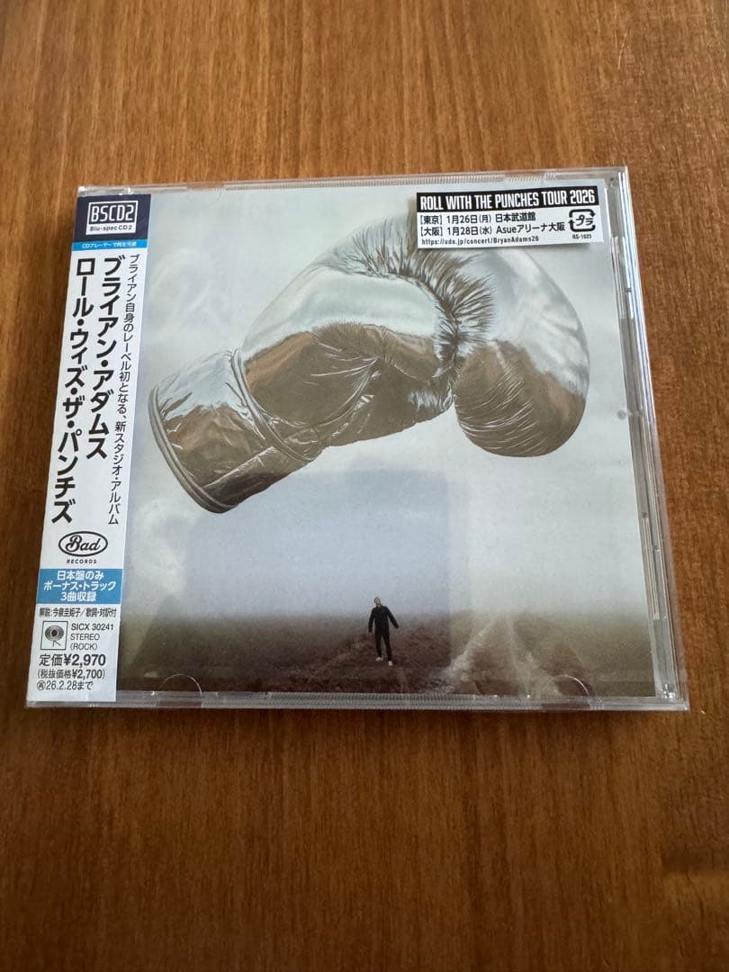 ブライアン・アダムス パンフレット、通常盤CD セット