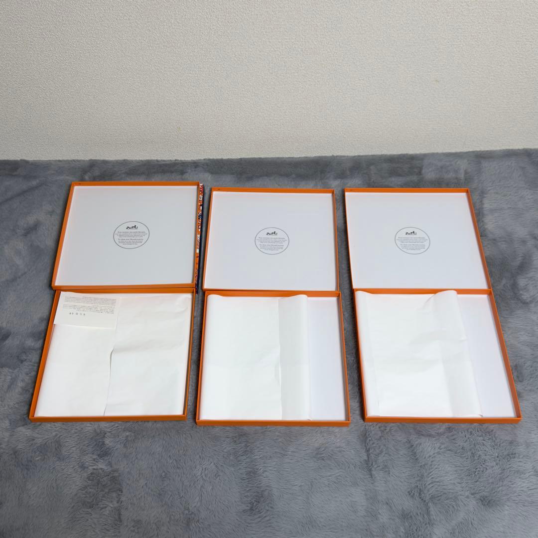 【美品】エルメス 空箱 6個　カレ90 スカーフ　まとめ