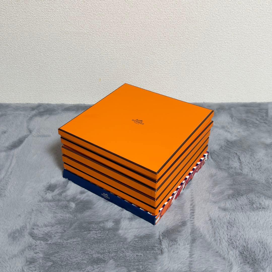 【美品】エルメス 空箱 6個　カレ90 スカーフ　まとめ