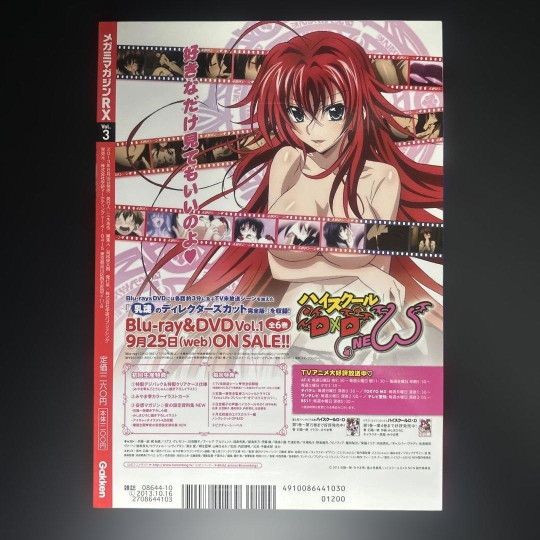 メガミマガジンRX VOL.3 2013年10月号 付録ポスター無し