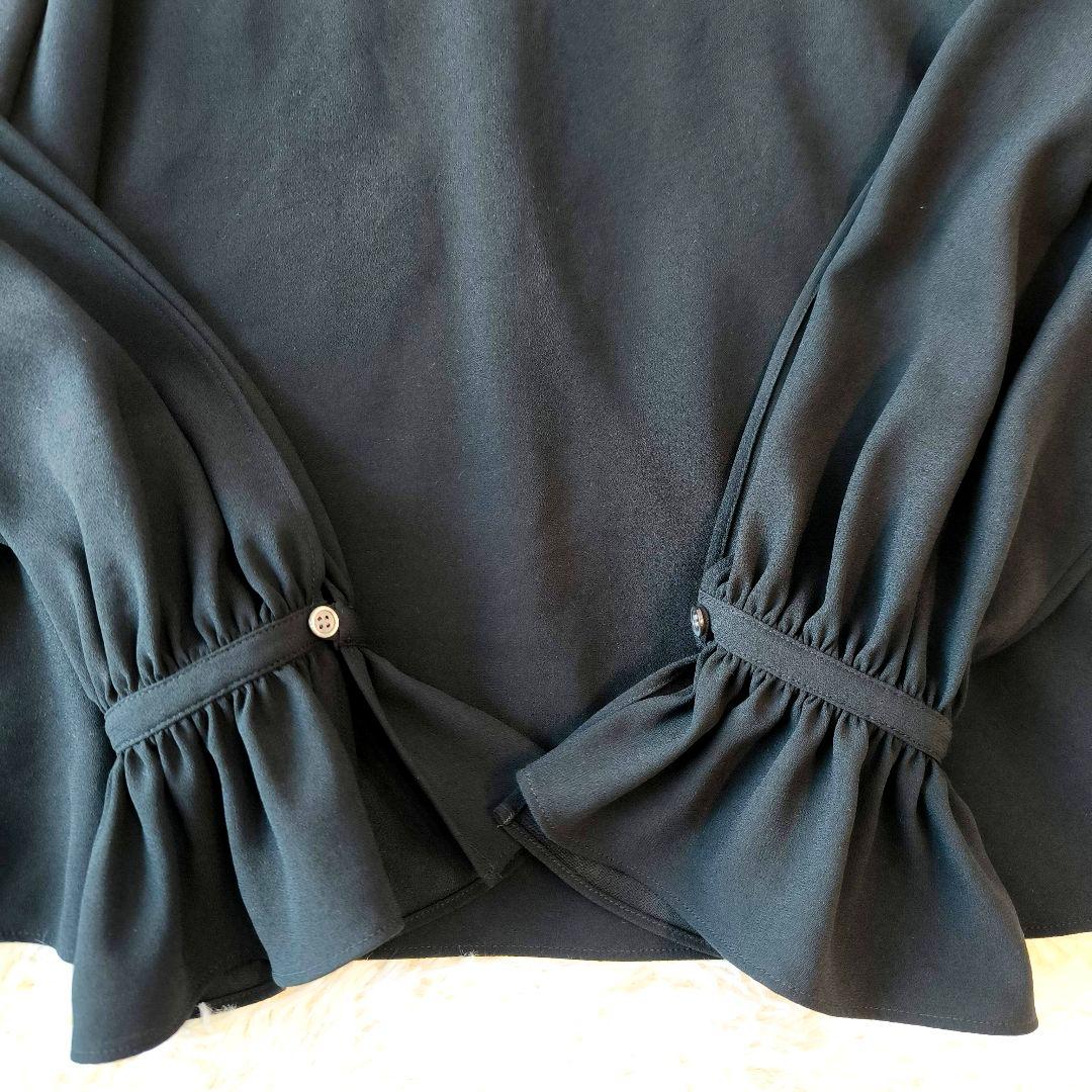 theory luxe Cleven Dian ボリュームスリーブブラウス