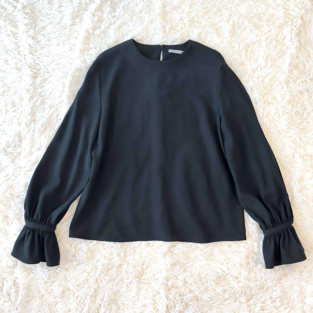 theory luxe Cleven Dian ボリュームスリーブブラウス