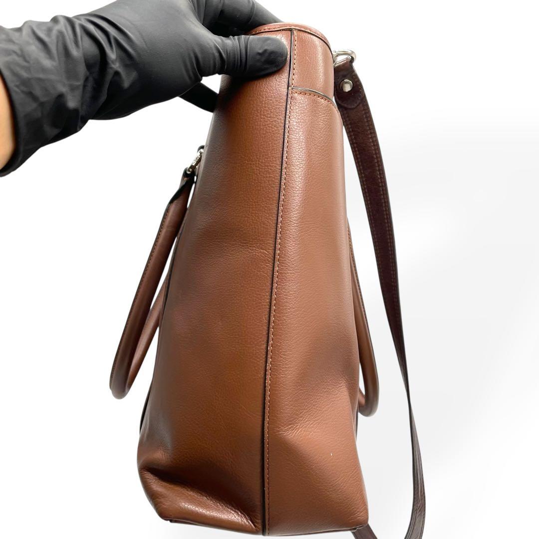 極美品 COACH コーチ メトロポリタン 2way トートバッグ ビジネス