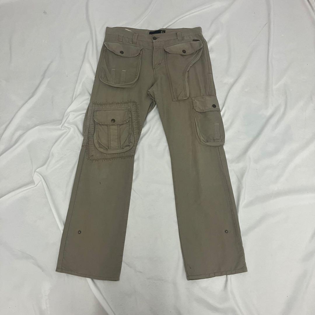 90's JUST CAVALLI ギミック カーゴパンツ